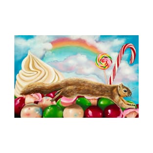 A squirrel in candy land! T-Shirt