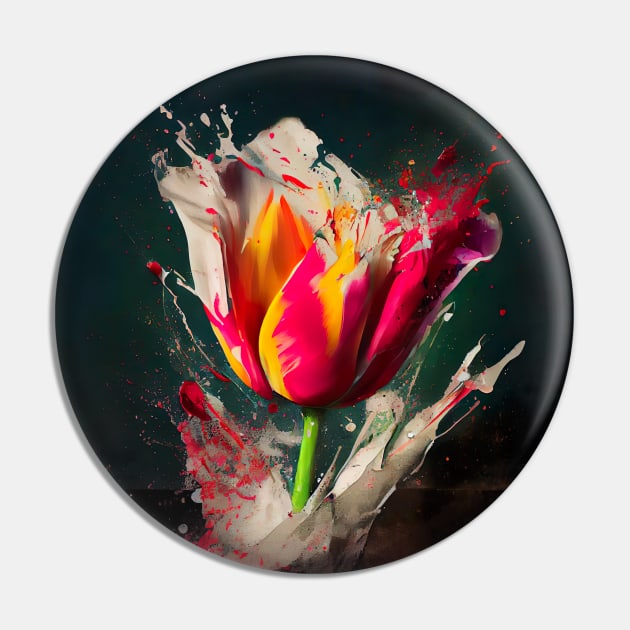 Tulips Pin by Flowers Art by PhotoCreationXP