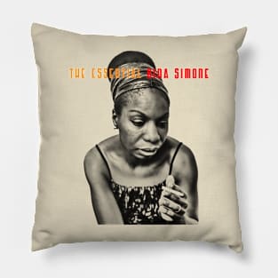 nina simone visual art Pillow