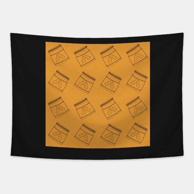 Peanut butter! Tapestry by Slepowronski