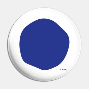 Blue circle forma Pin