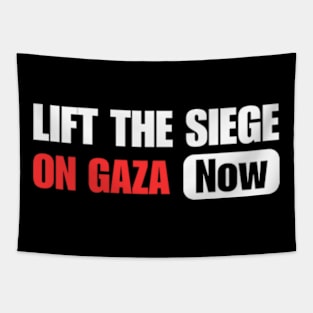 Lift The Siege On Gaza Now Tapestry