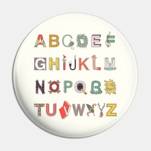 Alphabet Pin