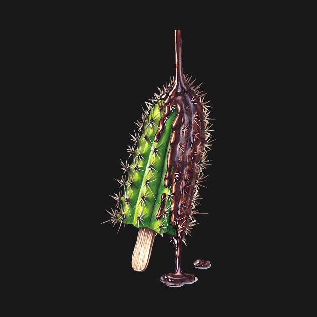 Cactus in chocolate by artisjourney