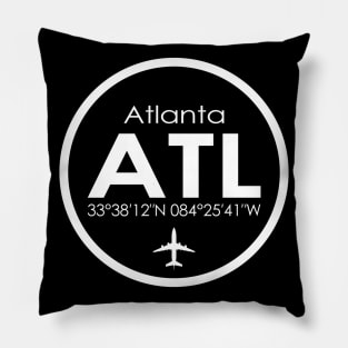 ATL, Hartsfield–Jackson Atlanta Airport Pillow