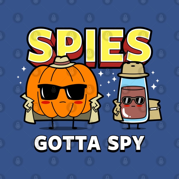 Funny Pumpkin Spice Cute Kawaii Spies Cartoon Funny Meme by BoggsNicolas