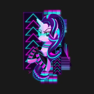 Synthwave Starlight Glimmer T-Shirt