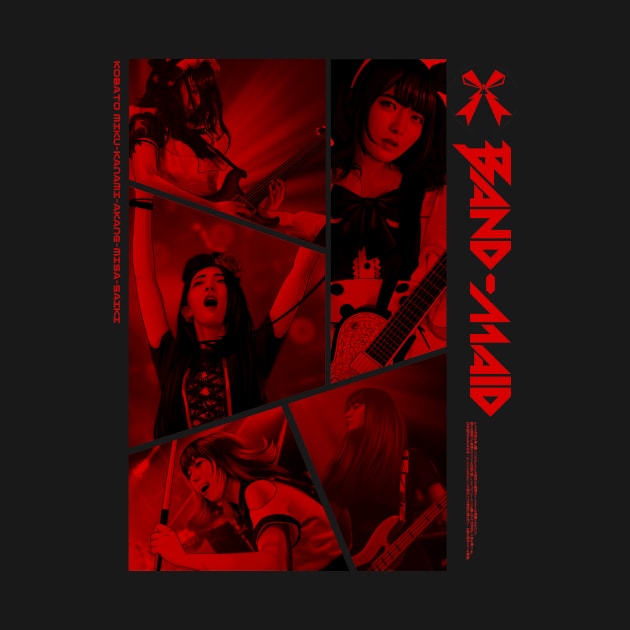 BAND-MAID PANEL (RED) by kecengcbl