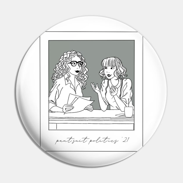 Pantsuit Politics: Polaroid #2 Pin by BrawleyArt