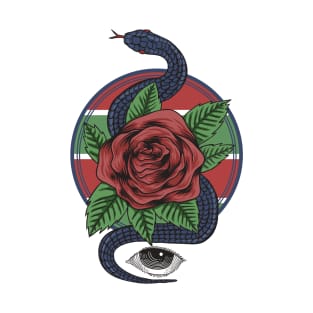 Snake Eye Rose T-Shirt