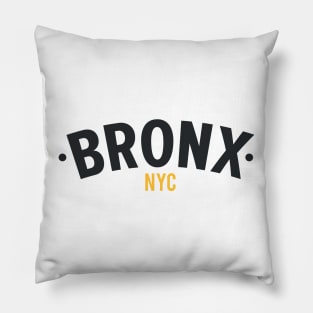 New York Bronx - New York Bronx Schriftzug - Bronx Logo Pillow