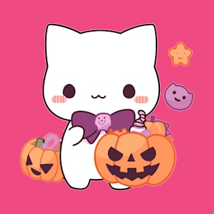 Kawaii Halloween Kitty T-Shirt