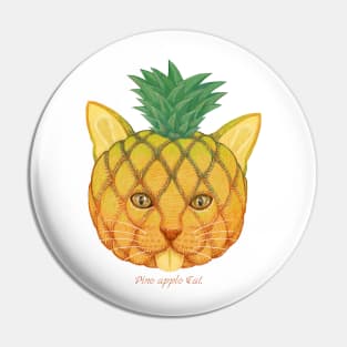 pine apple cat Pin