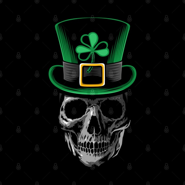 St patrick Skull by albertocubatas