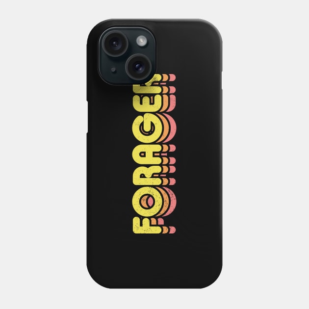 Retro Forager Phone Case by rojakdesigns