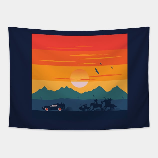 Back to the Wild West Tapestry by StevenToang