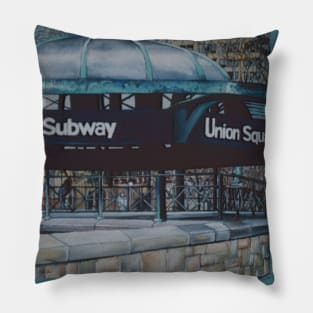 Subterranean Blues, New York City Pillow