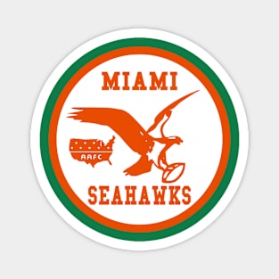 All-American Football Conference Miami Seahawks Oval Magnet