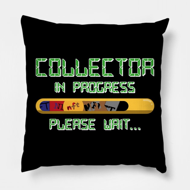 NFT Collector in progress Pillow by Rocadisseny