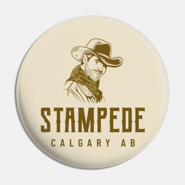 Stampede, Calgary, Alberta Pin by Canada Tees