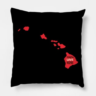 Hawaii Teacher Teach Love Inspire Pillow