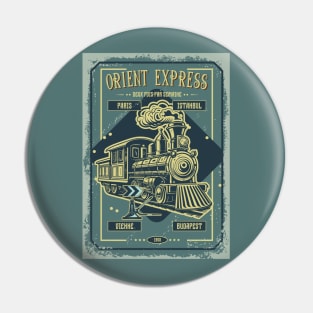 RETRO TRAIN Pin