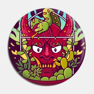 Nature Demon Pin