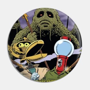 MST3K Mystery Science Promotional Artwork - The Slime People Pin