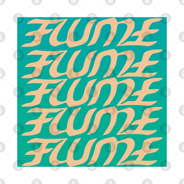 Hi This Is Flume Logo Multi-Coloured 4 by fantanamobay@gmail.com