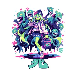 Anime Zombie Girl T-Shirt