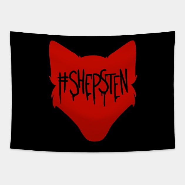 #Shepsten (Red) Tapestry by AustenMarie