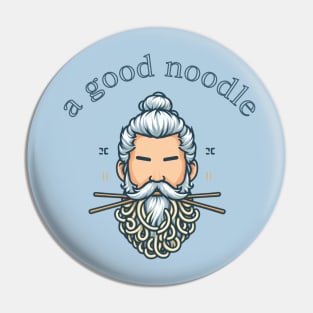 A good noodle, white hairstyle Pin