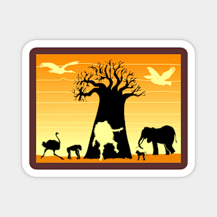 safari dance Magnet