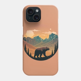 Bear in Forest Phone Case