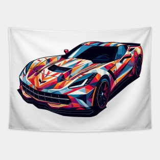 Chevy Corvette Tapestry