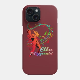 A Man With Saxophone-Ella Fitzgerald Phone Case