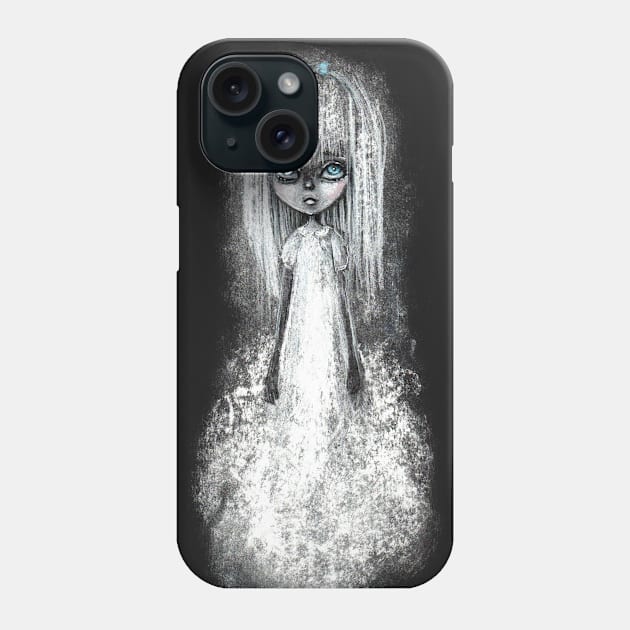 Ghost little girl Phone Case by mapetitepoupee