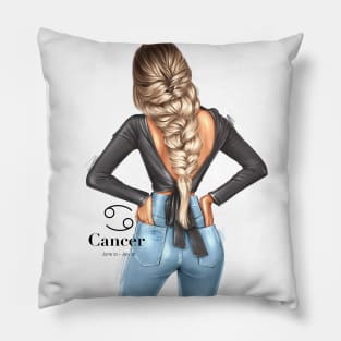 Cancer Girl Pillow