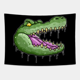 Angry Alligator Tapestry