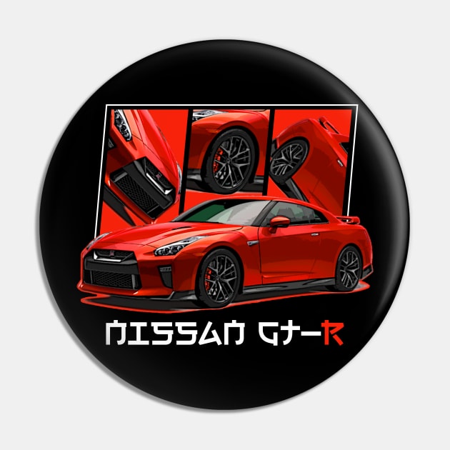 Nissan GTR R35, GT-R, JDM Car Pin by T-JD