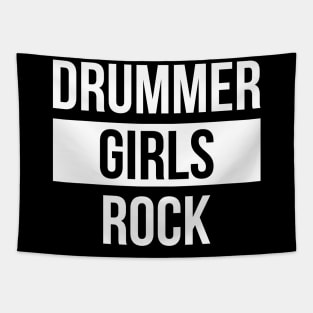 Drummer Girls Rock Tapestry