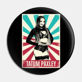 Vintage Retro Tatum Paxley Wrestling Pin