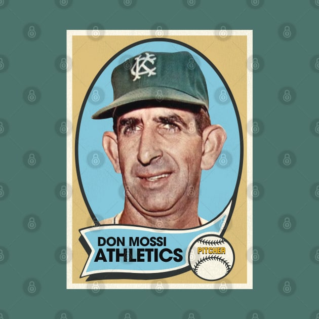 Retro Don Mossi Baseball Card by darklordpug