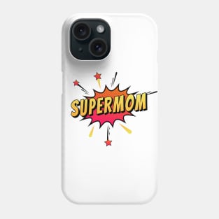 Mother's Day Supermom Retro Comic Pop Art Phone Case