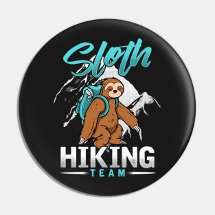 Sloth Hiking Team Pin