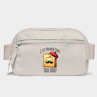 C'est Le Toast Francais Anthropomorphic Toast with Beret Bag