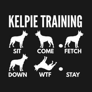 Australian Kelpie Training Barb Farmer Dog Tricks T-Shirt