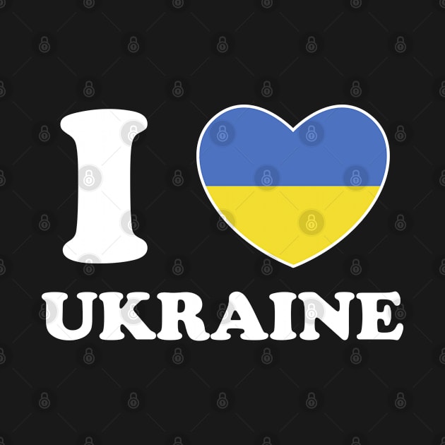 I Love Ukraine Heart Flag Women Men Kids Souvenir by BramCrye