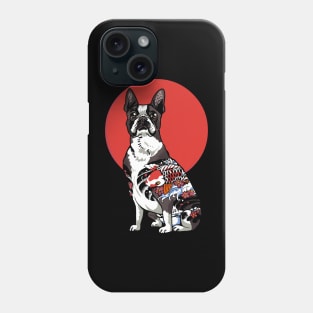 Boston Terrier Yakuza Phone Case