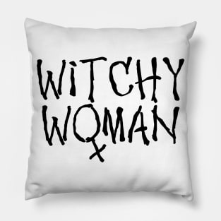 Wiccan Occult Witchcraft Witchy Woman Pillow